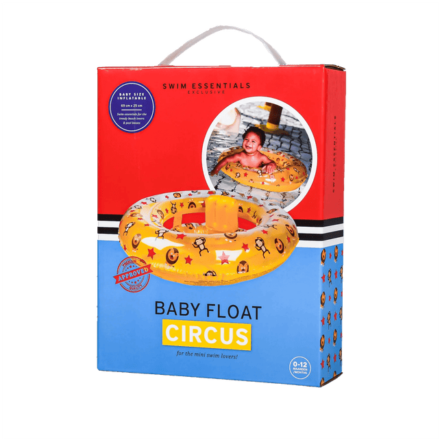 Swim Essentials Zwemband Baby Circus Geel 69Cm koop je bij Babywinkel