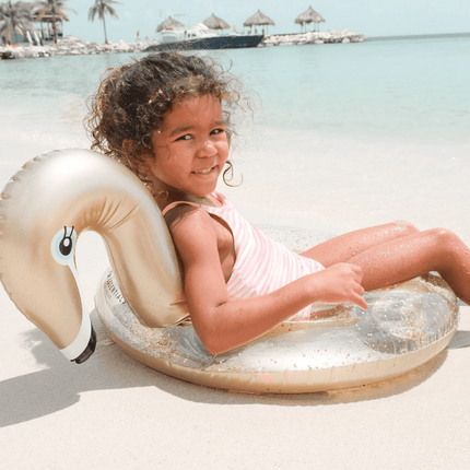Swim Essentials Zwemband Kind Zwaan Goud Met Glitter 57Cm - Swim Essentials - Babywinkel - 7432233939940