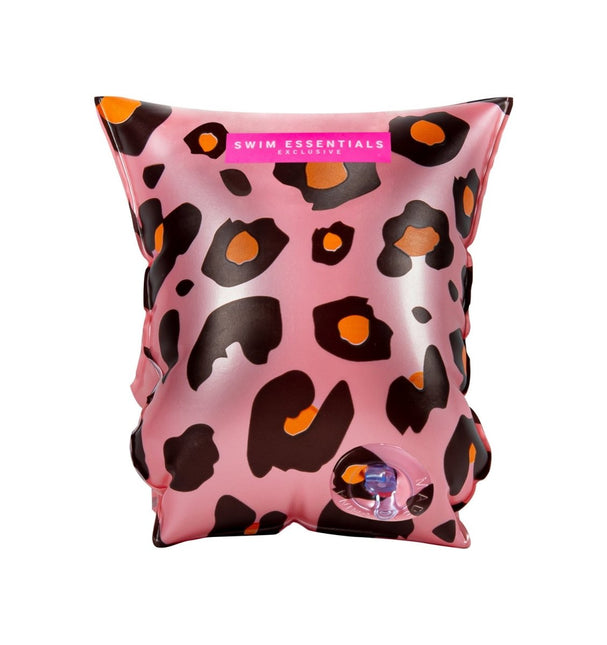 Swim Essentials Zwembandjes Panterprint 0 - 2 Jaar Roze - Swim Essentials - Babywinkel - 7432234134108