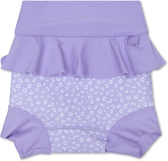 Swim Essentials Zwemluier Wasbaar Lila Leopard - Babywinkel - 7432234242209