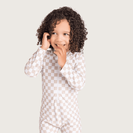 Swim Essentials Zwempak Kind Sand Check Striped - Swim Essentials - Babywinkel - 7432234143179