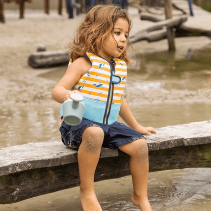 Swim Essentials Zwemvest Kind Walvis Blauw Oranje 3 - 6 Jaar - Swim Essentials - Babywinkel - 7432233949970