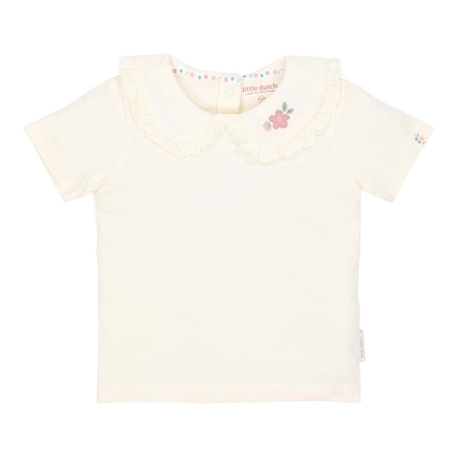 T-shirt korte mouw Creme koop je bij Babywinkel