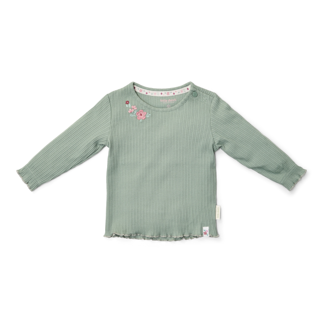 T- Shirt langarm Garten Grün