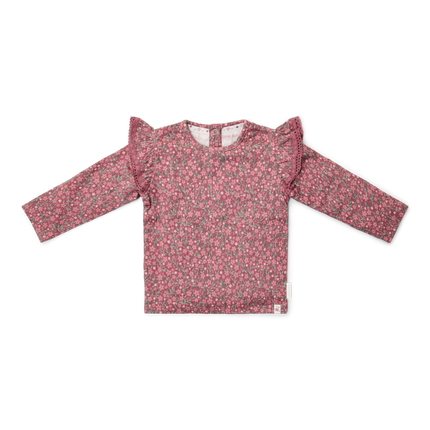 T- Shirt langarm Rouge Flower