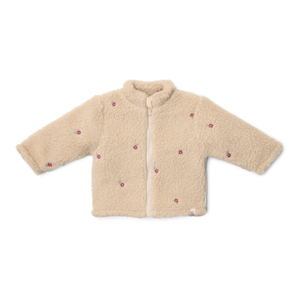 Teddy Strickjacke Sand
