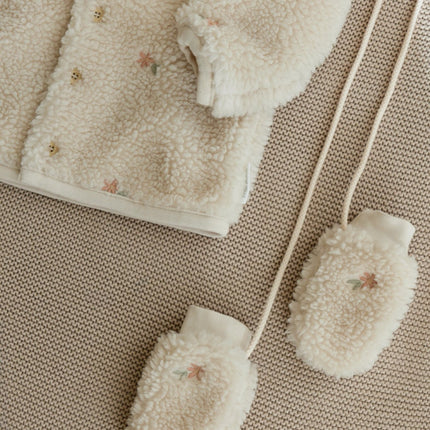 Little Dutch Babyhandschoenen Teddy Sand Flowers