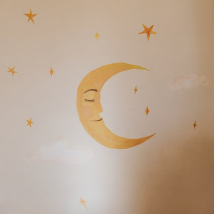 That's Mine Muursticker Moon Multi koop je bij Babywinkel