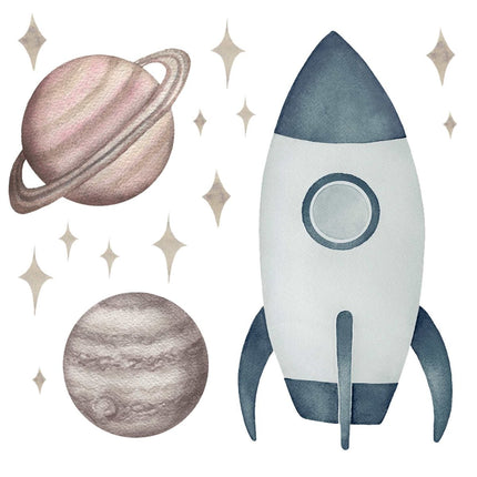 That's Mine Muursticker Space Multi koop je bij Babywinkel