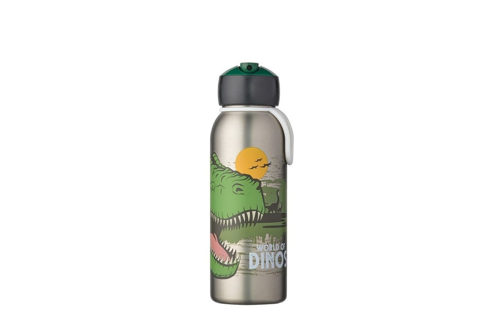 Thermosfles Flip - Up Campus 350ml Dino - Babywinkel - 8720294005476