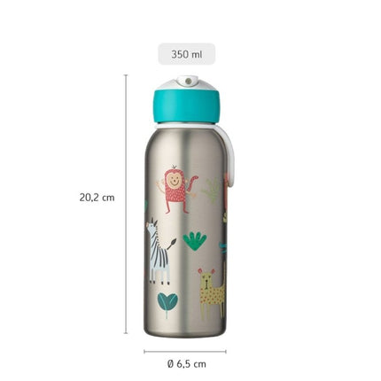 Thermosfles Flip - Up Campus 350ml Dino - Babywinkel - 8720294005476