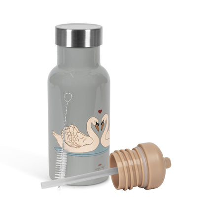 Thermosflasche Schwan Blau