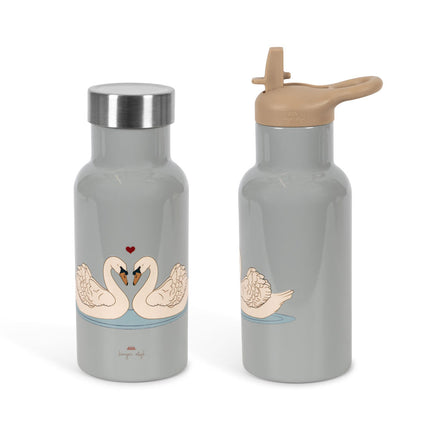 Thermosflasche Schwan Blau
