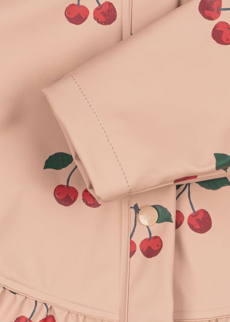 Konges Sløjd Regenjacke „Faire Ma Grande Cerise Blush“