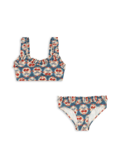 <tc>Konges Slojd</tc> Bikini Kind Maya Grs Cherry Bow Blau