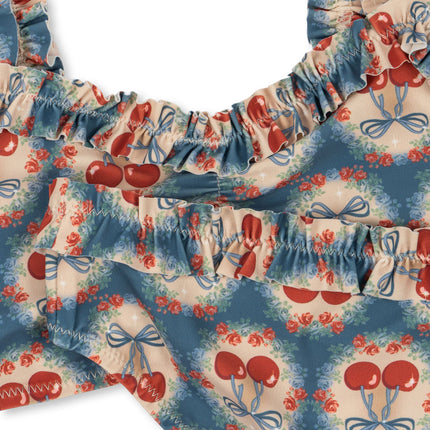 <tc>Konges Slojd</tc> Bikini Kind Maya Grs Cherry Bow Blau