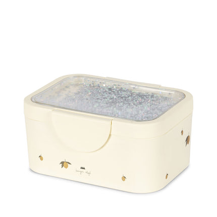 Konges Sløjd Lunchbox Glitter Zitrone
