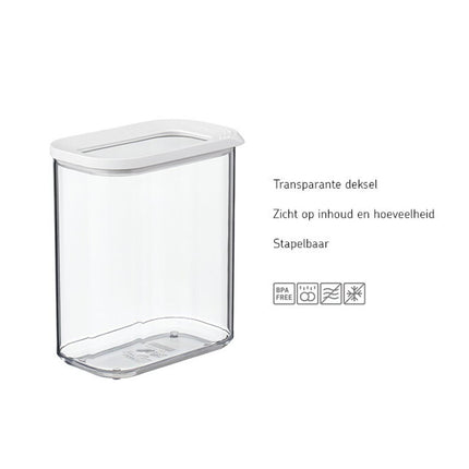 <tc>Mepal</tc> Modula Vorratsdose 1500 ml, weiß