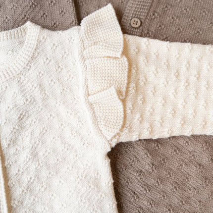 Vestje Miracle warm linen - Met ruffle - Babywinkel - 8721052102253