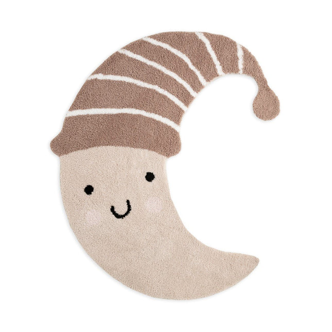 Vloerkleed maan Heaven clay/warm linen - 109x90 cm - Babywinkel - 8721052104639