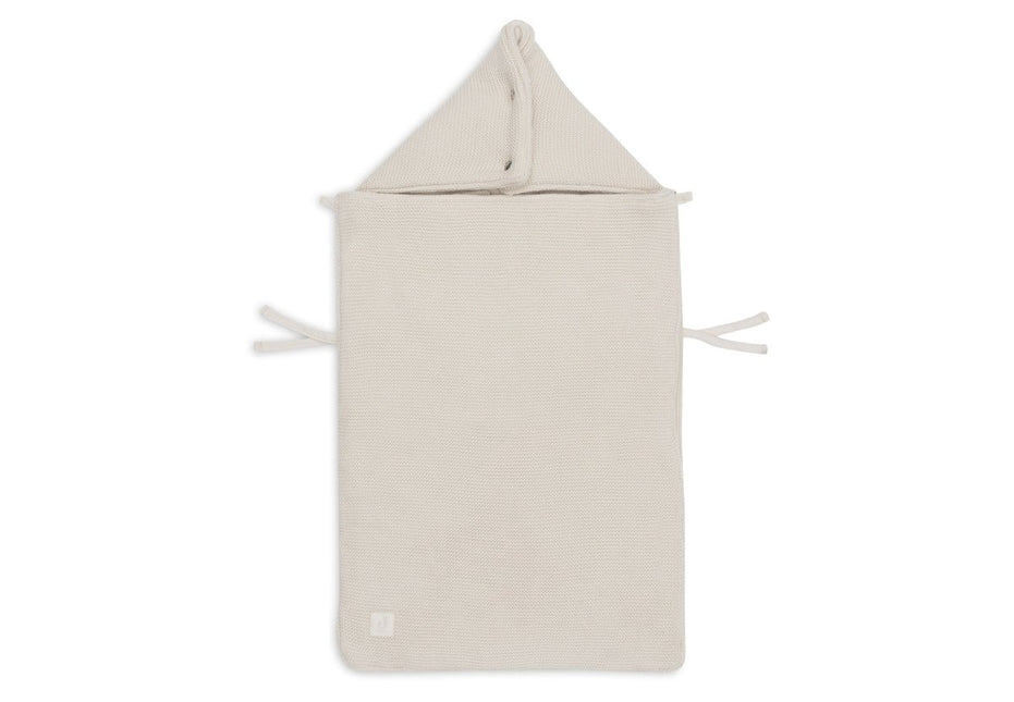 Jollein Voetenzak Basic Knit/ Oatmeal koop je bij Babywinkel