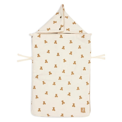 Voetenzak groep 0+ 3/5 punts gordel - Mini Teddy Bear koop je bij Babywinkel