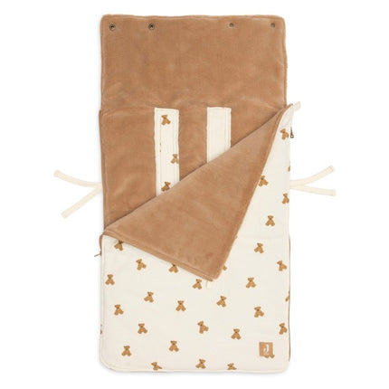 Voetenzak groep 0+ 3/5 punts gordel - Mini Teddy Bear koop je bij Babywinkel