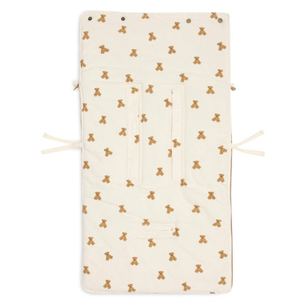 Voetenzak groep 0+ 3/5 punts gordel - Mini Teddy Bear koop je bij Babywinkel