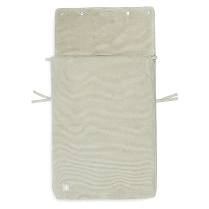 Voetenzak group 0+ 3/5 punts Basic Knit - Olive Green - Babywinkel - 8717329377233