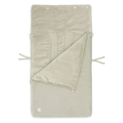 Voetenzak group 0+ 3/5 punts Basic Knit - Olive Green - Babywinkel - 8717329377233