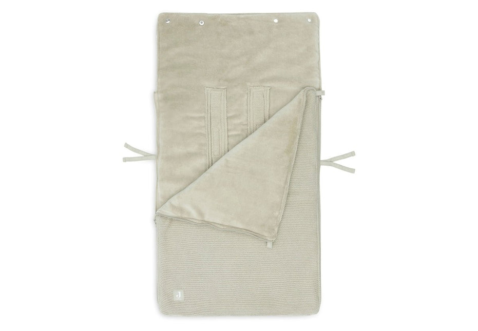 Voetenzak group 0+ 3/5 punts Basic Knit - Olive Green - Babywinkel - 8717329377233