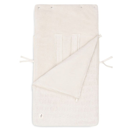 Voetenzak group 0+ 3/5 punts Grain Knit - Oatmeal - Babywinkel - 8717329377714