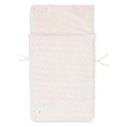 Voetenzak group 0+ 3/5 punts Grain Knit - Oatmeal - Babywinkel - 8717329377714