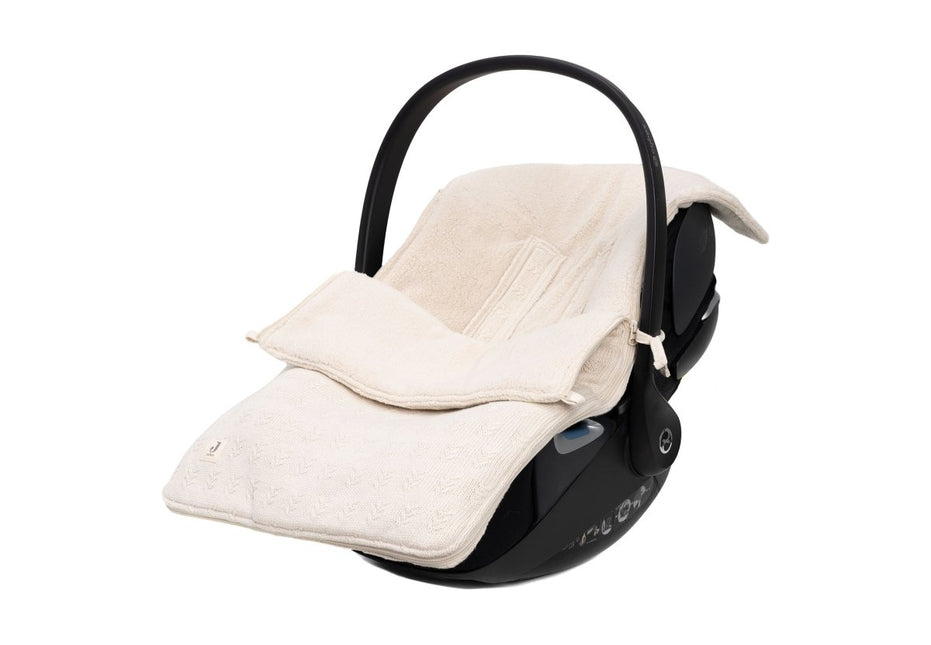 Voetenzak group 0+ 3/5 punts Grain Knit - Oatmeal - Babywinkel - 8717329377714