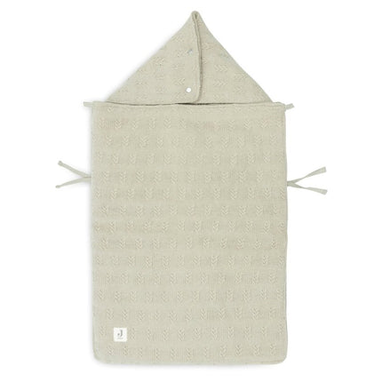 Voetenzak group 0+ 3/5 punts Grain Knit - Olive Green - Babywinkel - 8717329377790