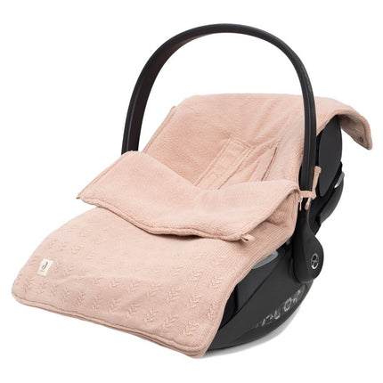 Voetenzak group 0+ 3/5 punts Grain Knit - Wild Rose - Babywinkel - 8717329377707