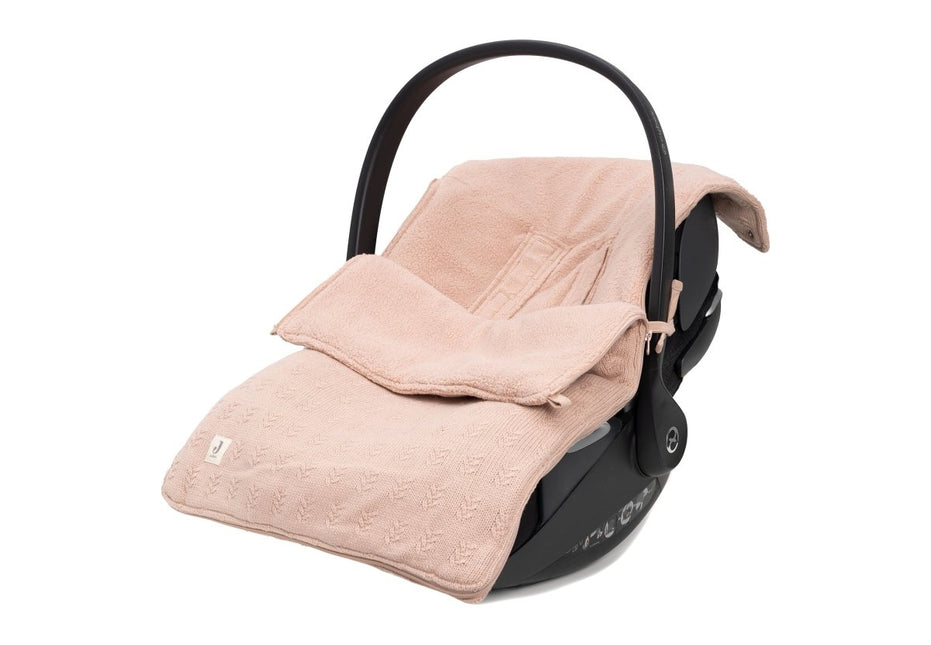 Voetenzak group 0+ 3/5 punts Grain Knit - Wild Rose - Babywinkel - 8717329377707