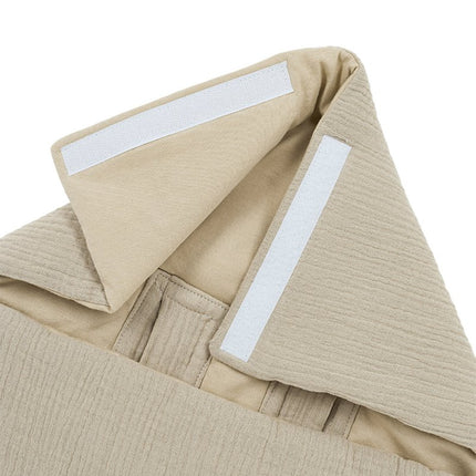 Voetenzak pre - washed hydrofiel Uni - sand - 40x82cm - Babywinkel - 4054703803310
