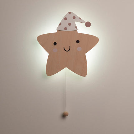 Baby's Only Wandlamp Babykamer Ster Heaven Clay/Warm Linen koop je bij Babywinkel