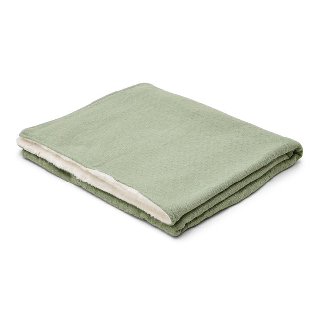 Wiegdeken gebreid - Pure Sage - Babywinkel - 8721122584132