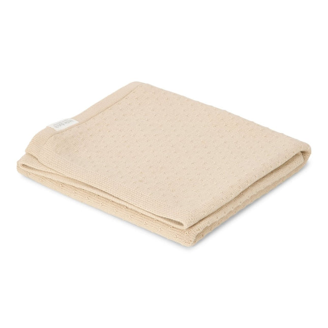 Wiegdeken gebreid - Pure Soft Beige - Babywinkel - 8721122584361
