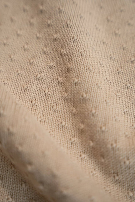 Wiegdeken gebreid - Pure Soft Beige - Babywinkel - 8721122584361