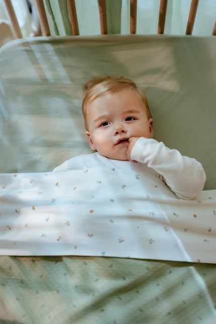 Wiegdeken - Pure Sage Leaves - Babywinkel - 8721122584156