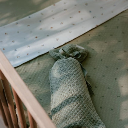 Little Dutch Wiegdeken Pure Sage Leaves koop je bij Babywinkel