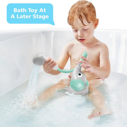 Yookidoo Badspeelgoed Olfiant Douche Turquoise koop je bij Babywinkel
