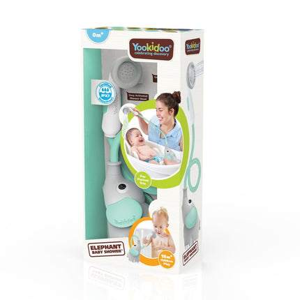 Yookidoo Badspeelgoed Olfiant Douche Turquoise koop je bij Babywinkel
