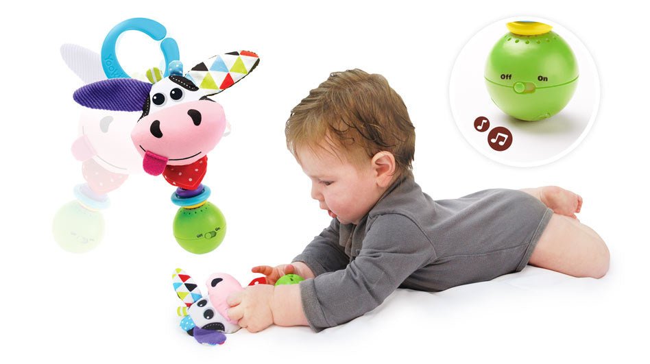 Yookidoo Rammelaar Koe koop je bij Babywinkel