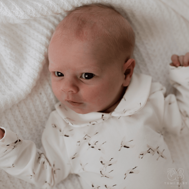 Yumi Baby Romper Met Kraag Cranebirds - Yumi Baby - Babywinkel - 8720618160706