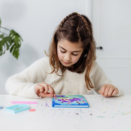 Zeemeermin Knutselset Diamond Painting Notitieboek - Babywinkel - 8714274079731