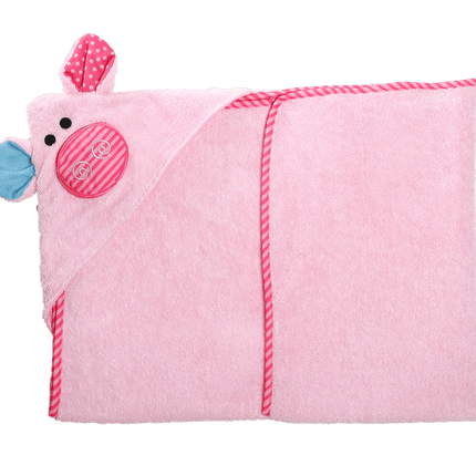 Zoocchini Badjas Baby Pinky The Piglet Katoen - Zoocchini - Babywinkel - 854892005557